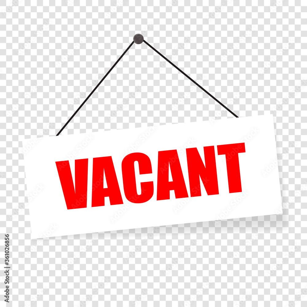 Vacant vector hire job banner, hiring worker flat vacancy background illustration Vacant vector hire job banner, hiring worker flat vacancy background illustration