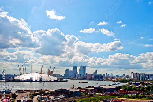 O2 Arena Millennium Dome Greenwich Canary Wharf London Docklands England United Kingdom Europe