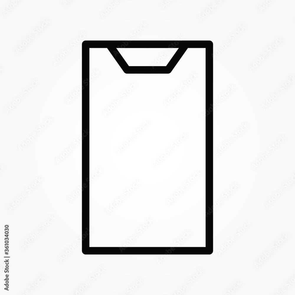line smartphone icon vector illustration line smartphone icon vector illustration