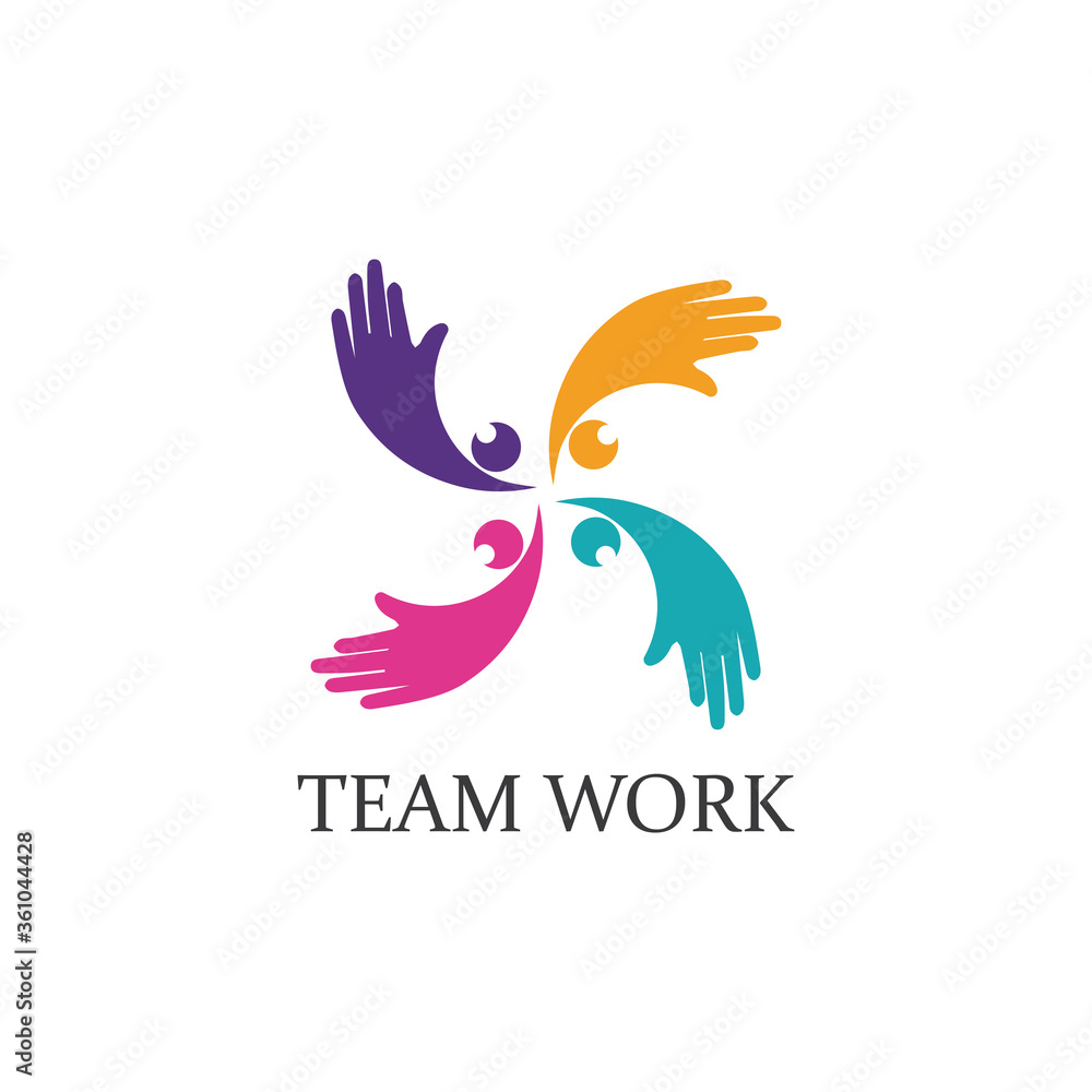 Adoption and community care Logo template Adoption and community care Logo template