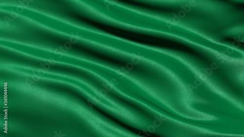 Flag of Beni waving in the wind. 3D illustration. photo
