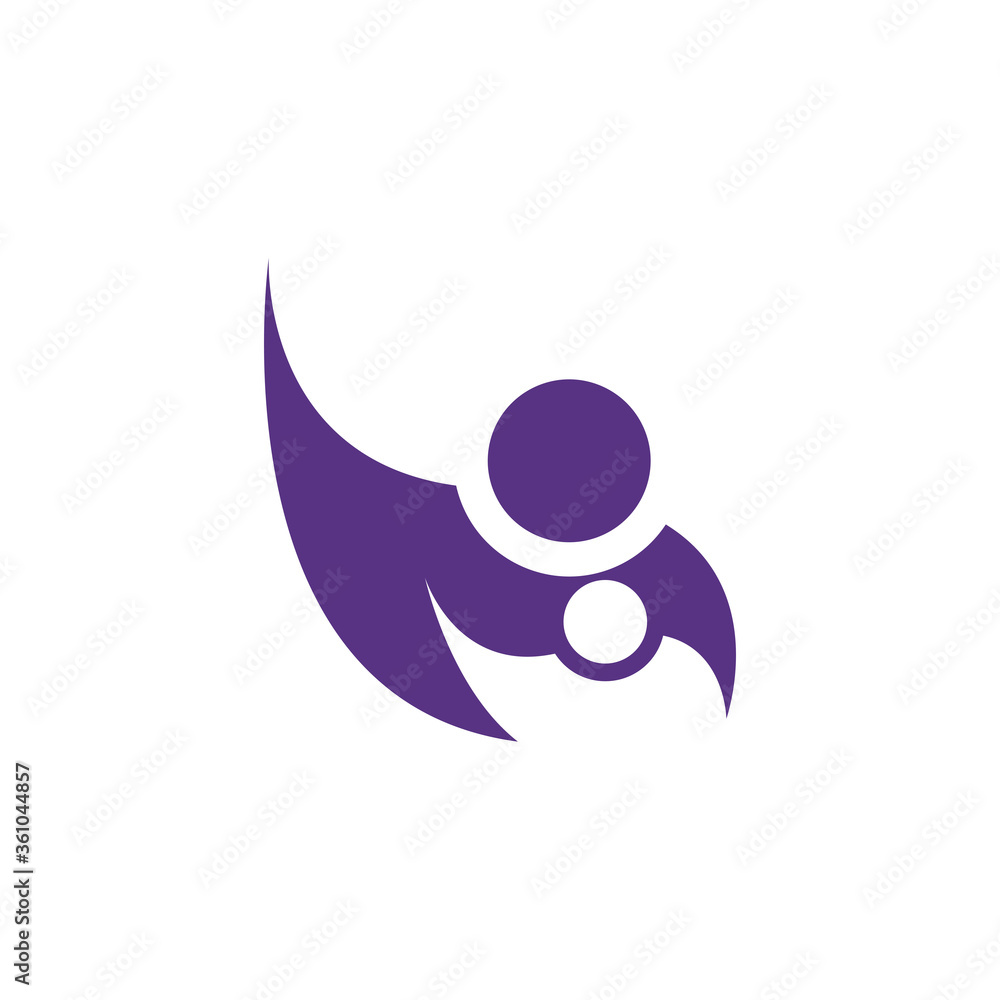 Adoption and community care Logo template Adoption and community care Logo template