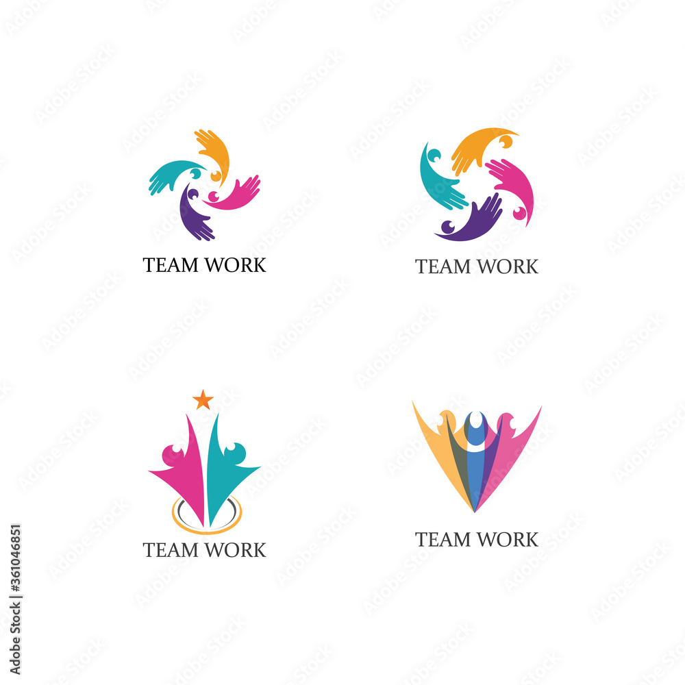 Adoption and community care Logo template Adoption and community care Logo template