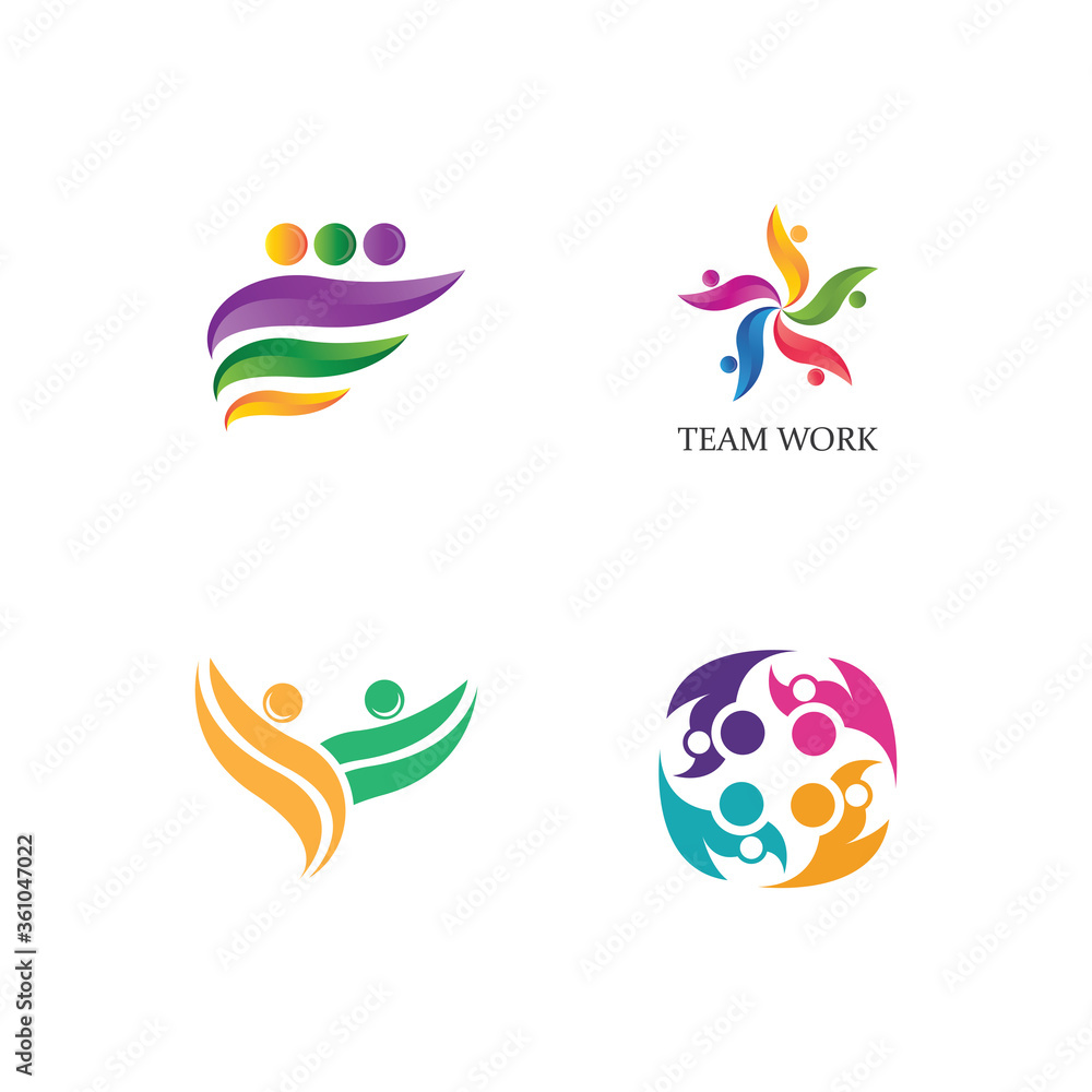 Adoption and community care Logo template Adoption and community care Logo template