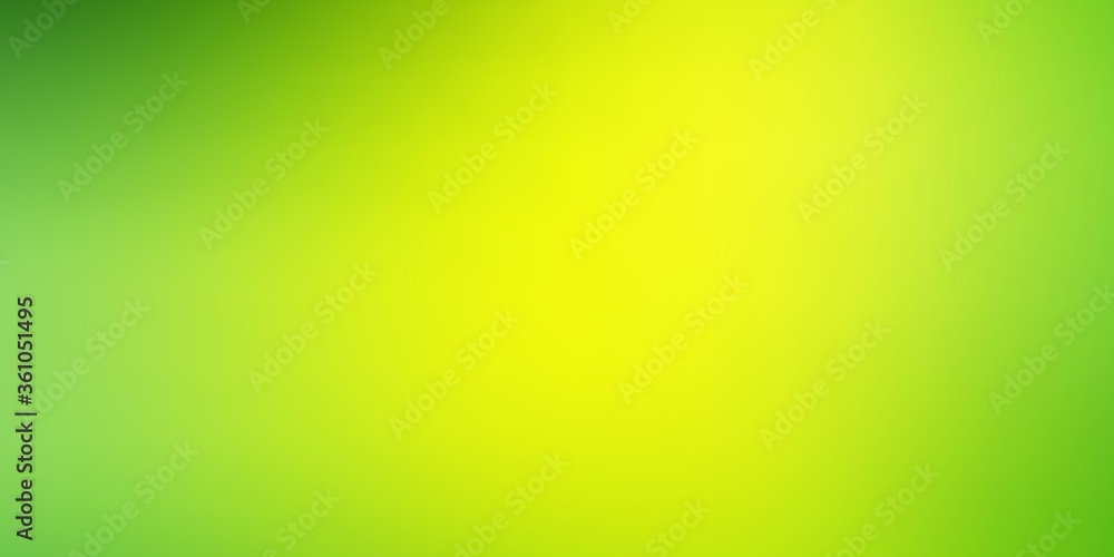Light Green, Yellow vector modern blurred backdrop. Abstract illustration with gradient blur design. Elegant background for websites. Light Green, Yellow vector modern blurred backdrop. Abstract illustration with gradient blur design. Elegant background for websites.