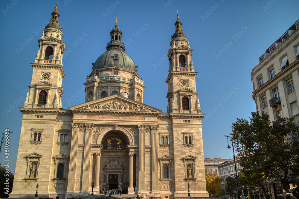 St. Stephen's Basilica - a Roman Catholic Cathedral in Budapest, Hungary.