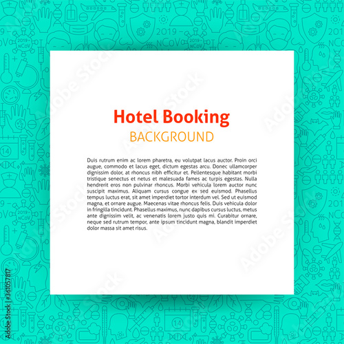 Hotel Booking Paper Template © anna_leni