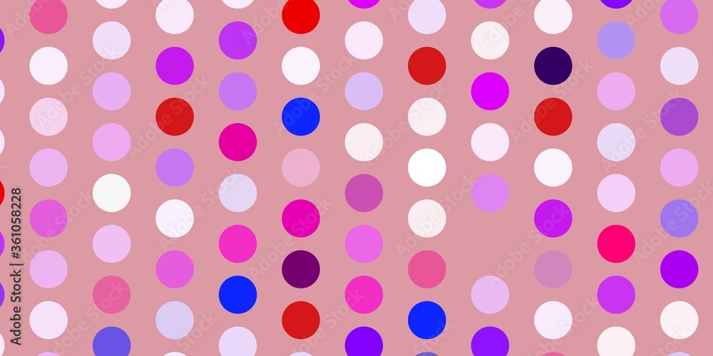 Light blue, red vector backdrop with dots. Light blue, red vector backdrop with dots.