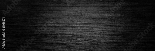 Old wood texture dark black gray color background