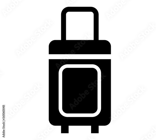 Trip bag icon.travel bag icon Flat illustration of trip bag icon for web design