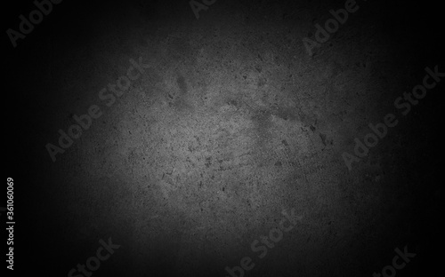 Old wall texture cement dirty gray with black background abstract grey and silver color design are light with white background.