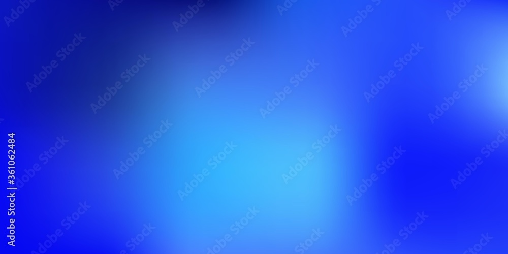 Fototapeta premium Light BLUE vector abstract blur texture.