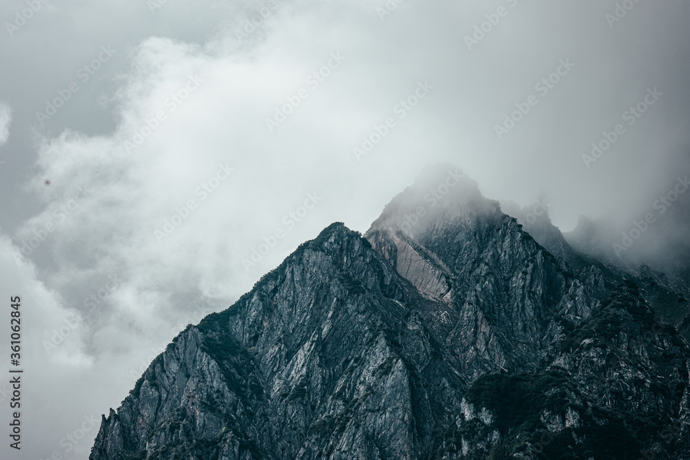 Bergpanorma ain Vorarlberg