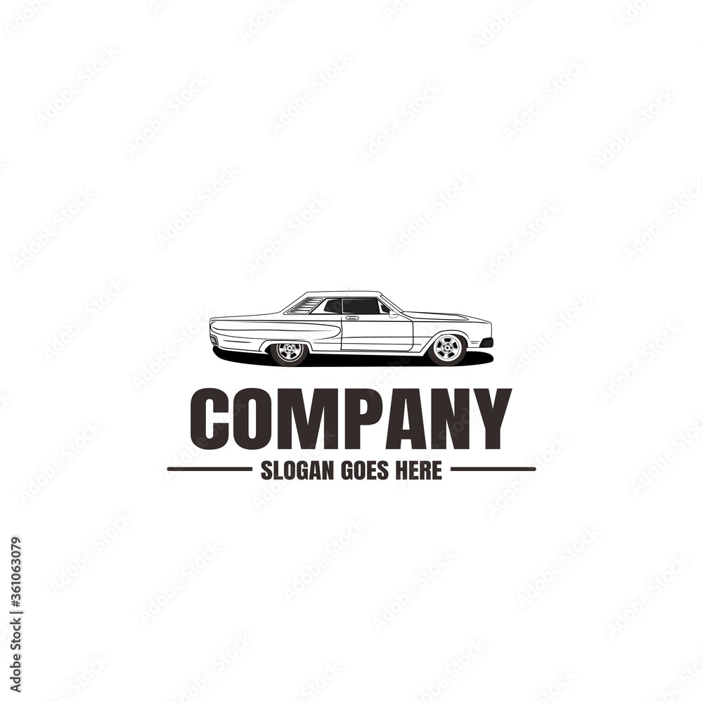 Vehicle logo template. Car icon for business design. Rent, repair, shop garage concept. Vehicle logo template. Car icon for business design. Rent, repair, shop garage concept.