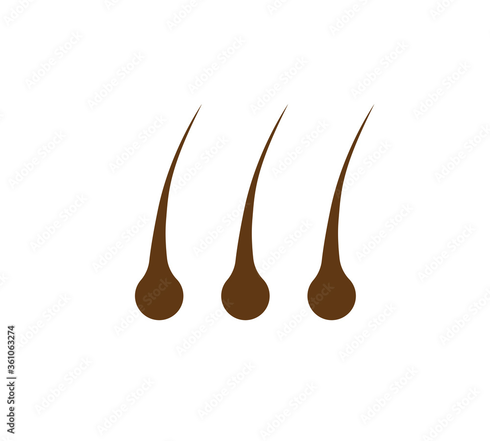 Hair treatment icon vector design Hair treatment icon vector design