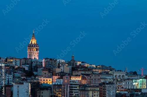 Galata Tower , Bosphorus , Istanbul, Turkey