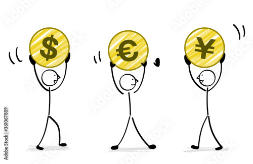 通貨を持つ人々