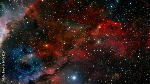 Fototapeta Naklejka Na Ścianę i Meble -  Outer space background. Elements of this image furnished by NASA