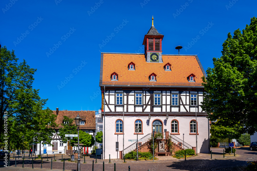 Rathaus, Bad Vilbel, Hessen, Deutschland 