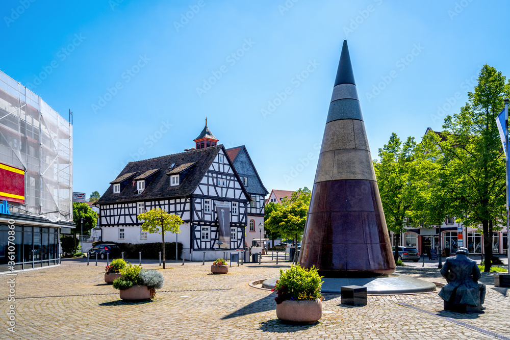 Altes Rathaus, Bad Vilbel, Hessen, Deutschland 