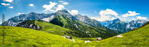 landscape at the european alps photo