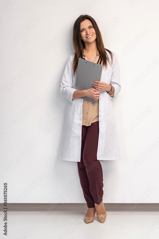 Young, smart and professional doctor isolated on white. Young, smart and professional doctor isolated on white.