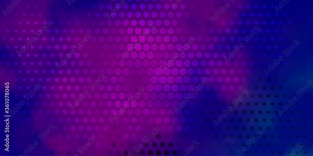 Dark Pink, Blue vector background with circles. Abstract illustration with colorful spots in nature style. New template for your brand book. Dark Pink, Blue vector background with circles. Abstract illustration with colorful spots in nature style. New template for your brand book.