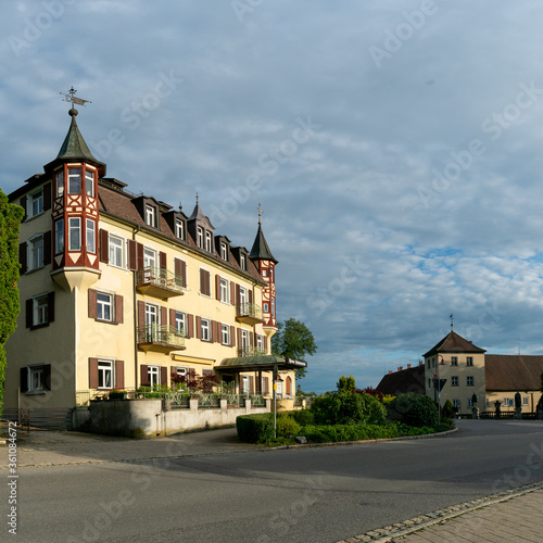 the historic Haus Hohenstein building in Heiligenberg in southern Germany photo