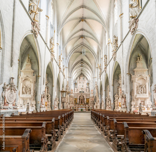 interior view of the Cistercian church at Salem Palace in southern Germany