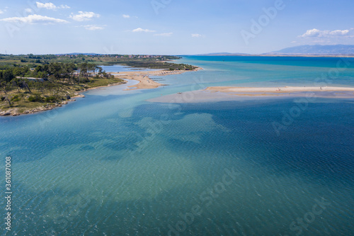 Aerial view of clear sea © 26max