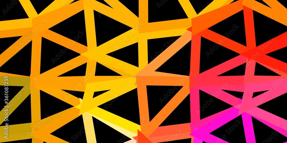Light multicolor vector polygonal background.
