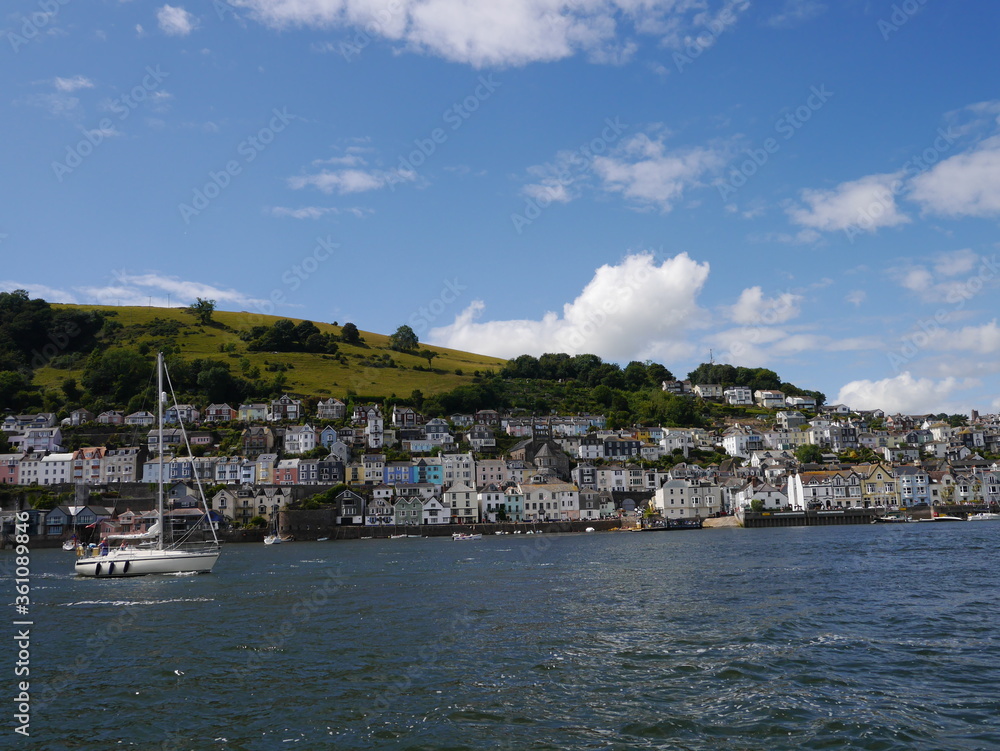 Dartmouth summer view from the boat