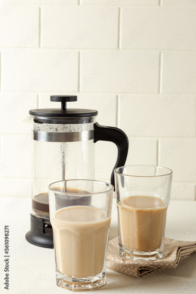 coffee and milk coffee and milk