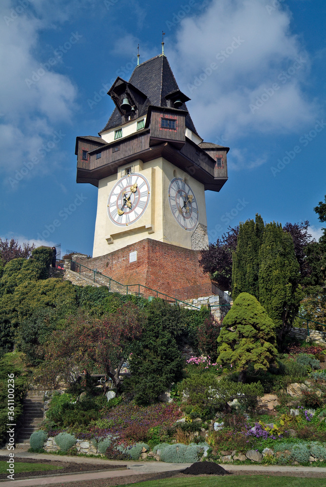 Austria, Graz, Uhrturm