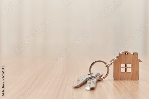 keys with keychain, real estate world