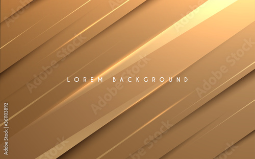 Abstract golden luxury lines background