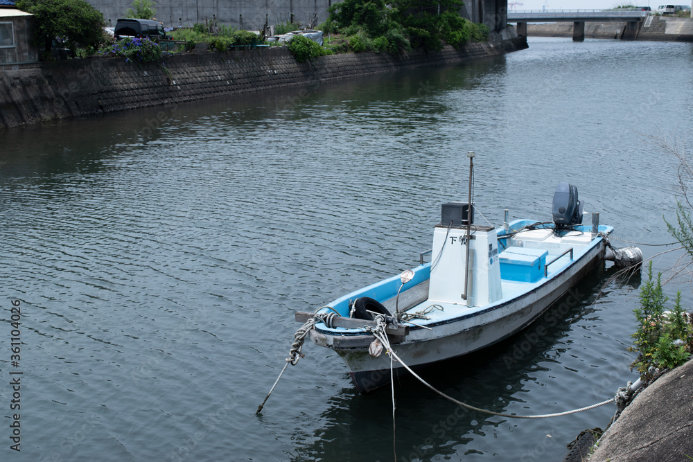 下関市武久の汽水域