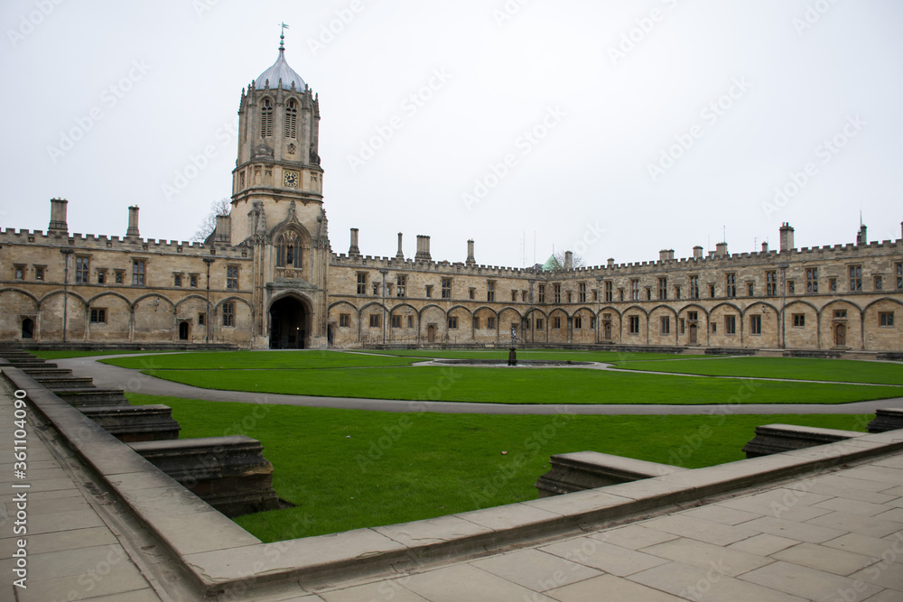University of Oxford Christchurch Courtyard
