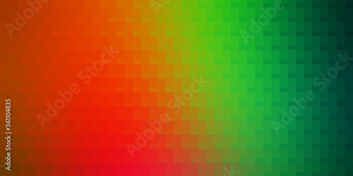 Light Multicolor vector template in rectangles. New abstract illustration with rectangular shapes. Pattern for commercials, ads.