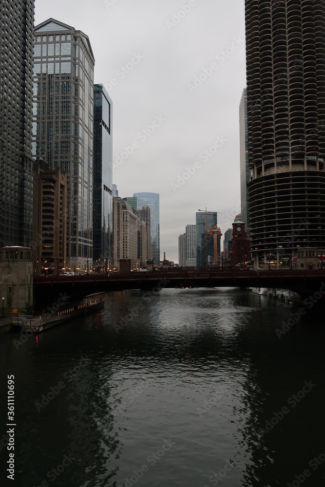 Obraz premium Ulica w Chicago