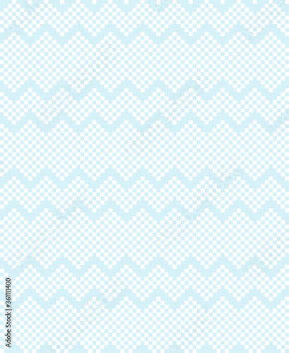 Sky Blue Christmas fair isle pattern background for fashion textiles, knitwear and graphics