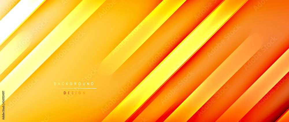 Obraz Bright gradient neon lines abstract background