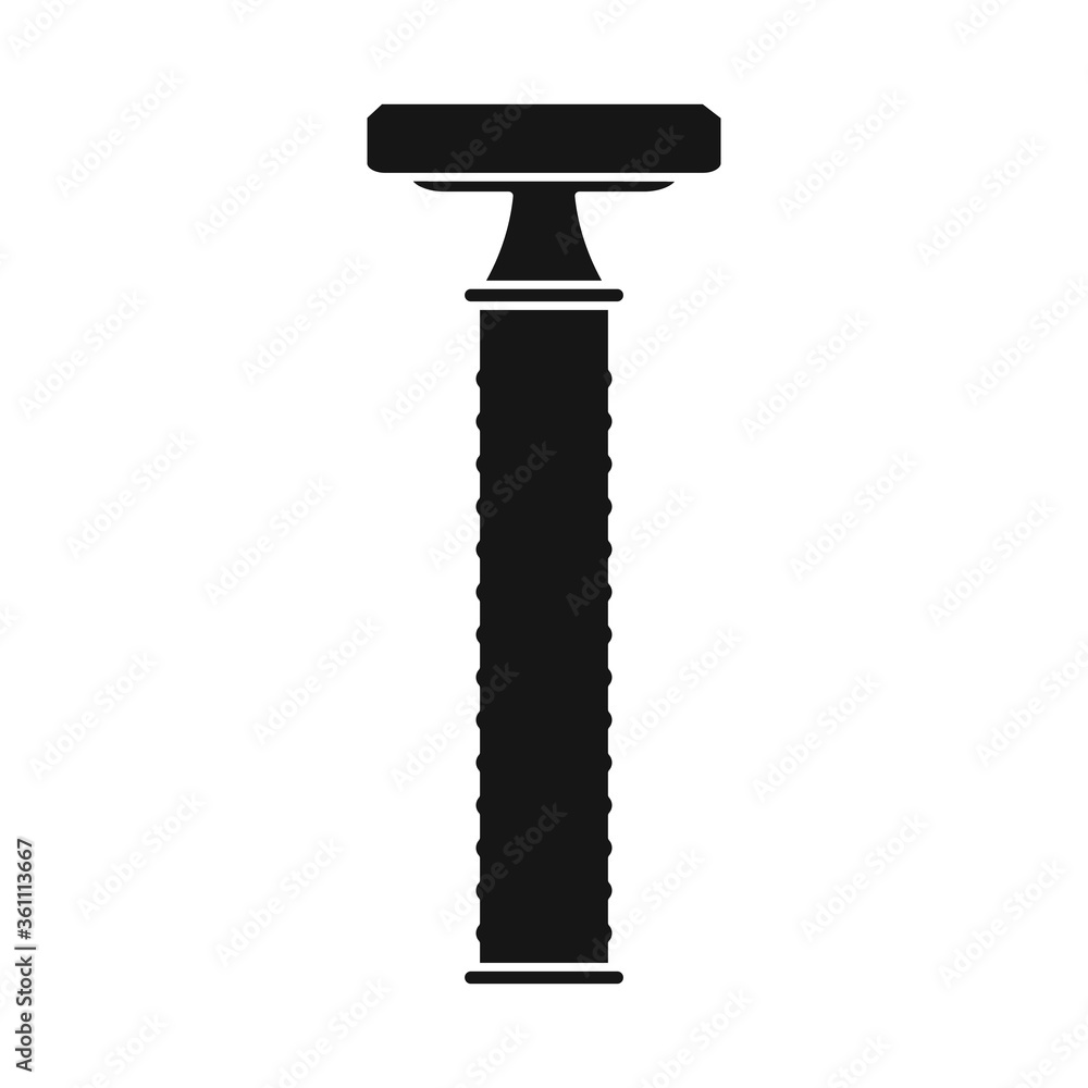 Vector illustration of shaver and safety logo. Web element of shaver and shave stock symbol for web. Vector illustration of shaver and safety logo. Web element of shaver and shave stock symbol for web.