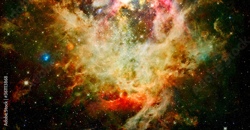 Fototapeta Naklejka Na Ścianę i Meble -  Deep space. Elements of this image furnished by NASA