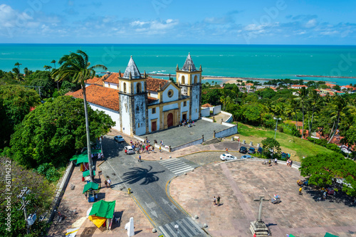 Founded in 1537, Olinda is one of the oldest cities in Brazil. The Cathedral Alto da Se is the main church of the city photo