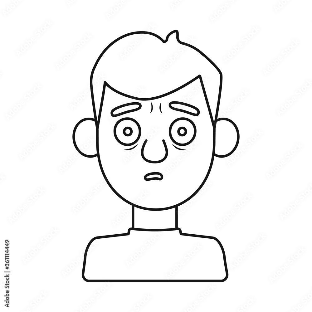 Vector design of guy and surprised logo. Set of guy and emotion vector icon for stock. Vector design of guy and surprised logo. Set of guy and emotion vector icon for stock.