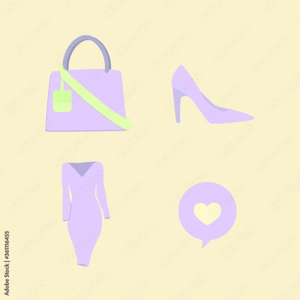 icons, vector, illustrations, for store, shopping
