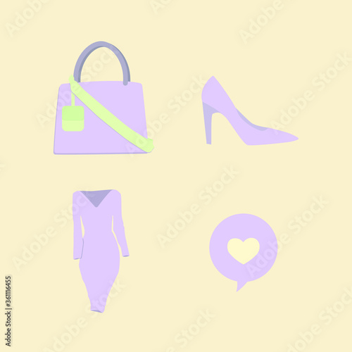 icons, vector, illustrations, for store, shopping © Natasha