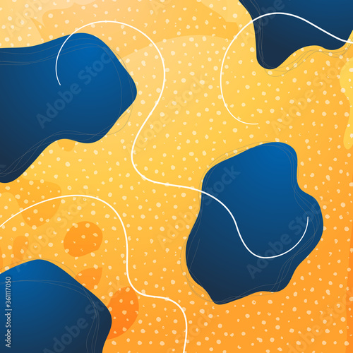 Creative minimalist hand drawn abstract backgrounds. Modern abstract shapes in contemporary style for social banner background, stories post, postcard, flyer or brochure design.