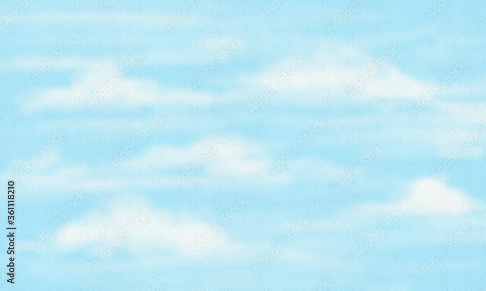 watercolor blue sky with cloud background watercolor blue sky with cloud background